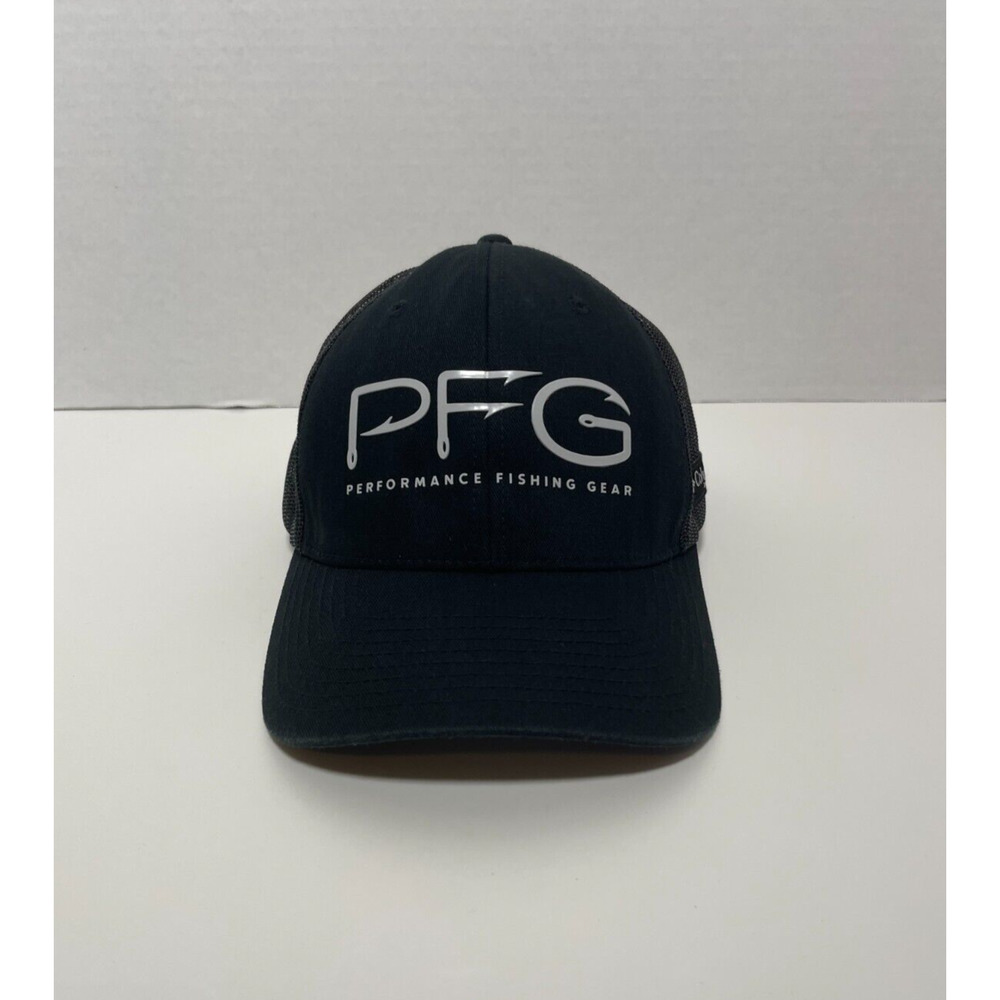 Columbia PFG Mesh Snapback Hooks Ball Cap Black